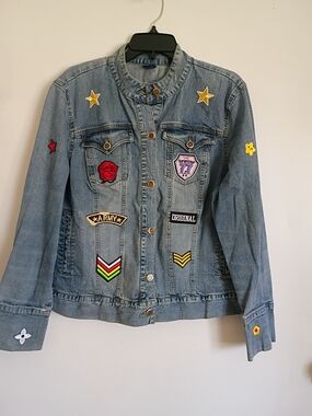 High Sierra Blue Denim Jacket with Navy Label